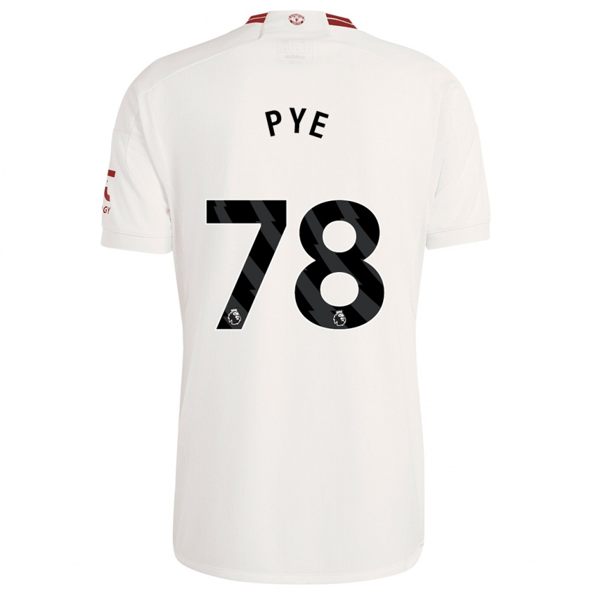 Homem Camisola Logan Pye #78 Branco Terceiro 2023/24 Camisa