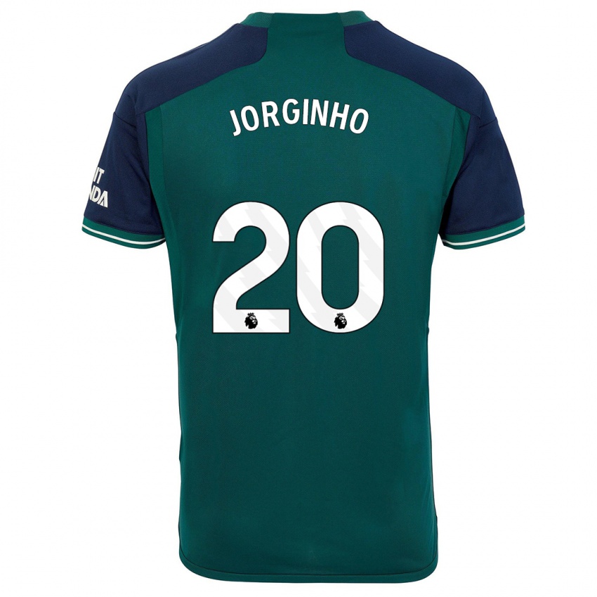 Homem Camisola Jorginho #20 Verde Terceiro 2023/24 Camisa