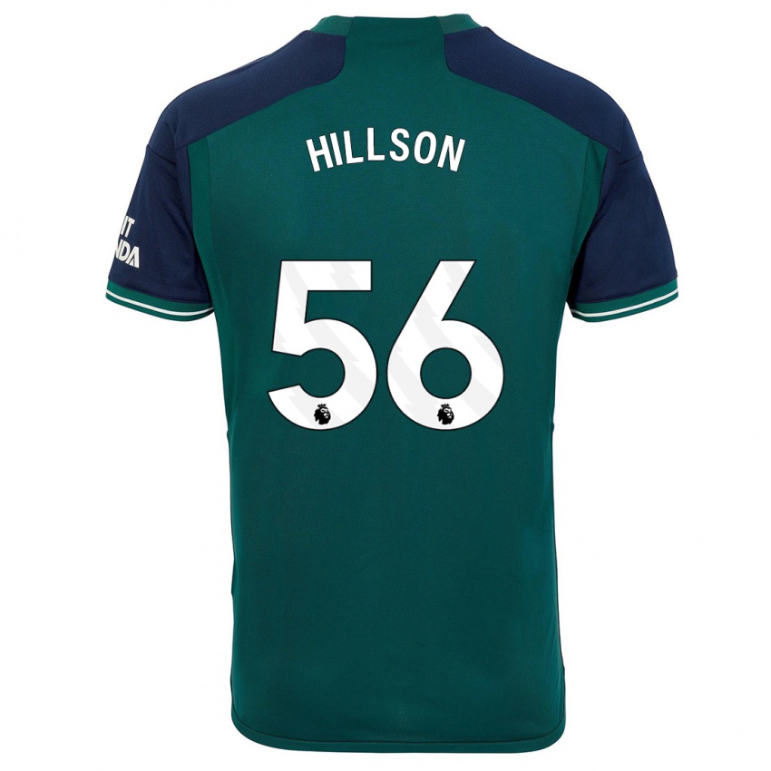 Homem Camisola James Hillson #56 Verde Terceiro 2023/24 Camisa