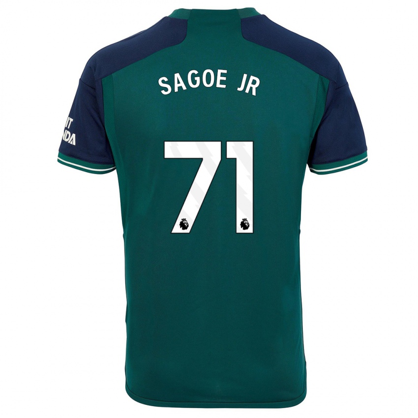 Homem Camisola Charles Sagoe Jr #71 Verde Terceiro 2023/24 Camisa