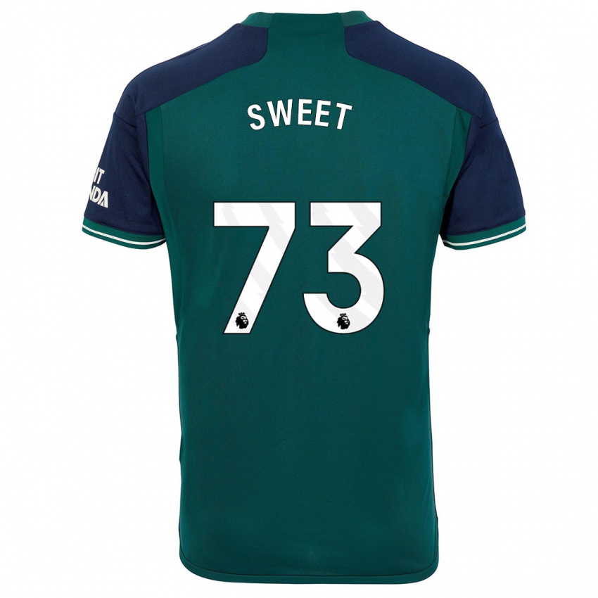 Homem Camisola James Sweet #73 Verde Terceiro 2023/24 Camisa