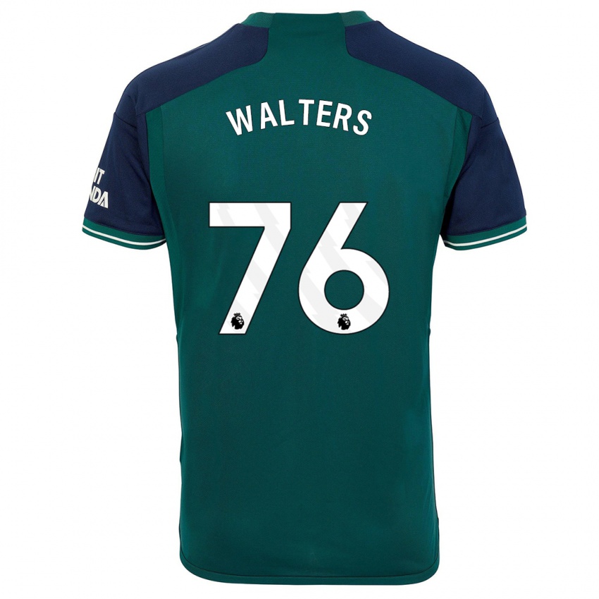 Homem Camisola Reuell Walters #76 Verde Terceiro 2023/24 Camisa