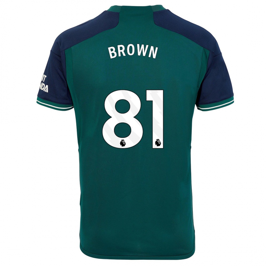Homem Camisola Luis Brown #81 Verde Terceiro 2023/24 Camisa