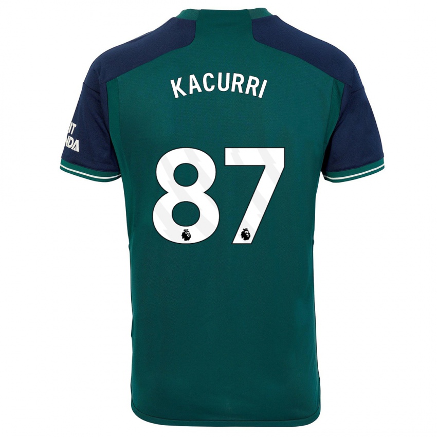 Homem Camisola Maldini Kacurri #87 Verde Terceiro 2023/24 Camisa