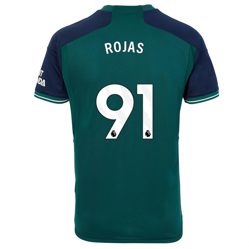 Homem Camisola Alexei Rojas #91 Verde Terceiro 2023/24 Camisa