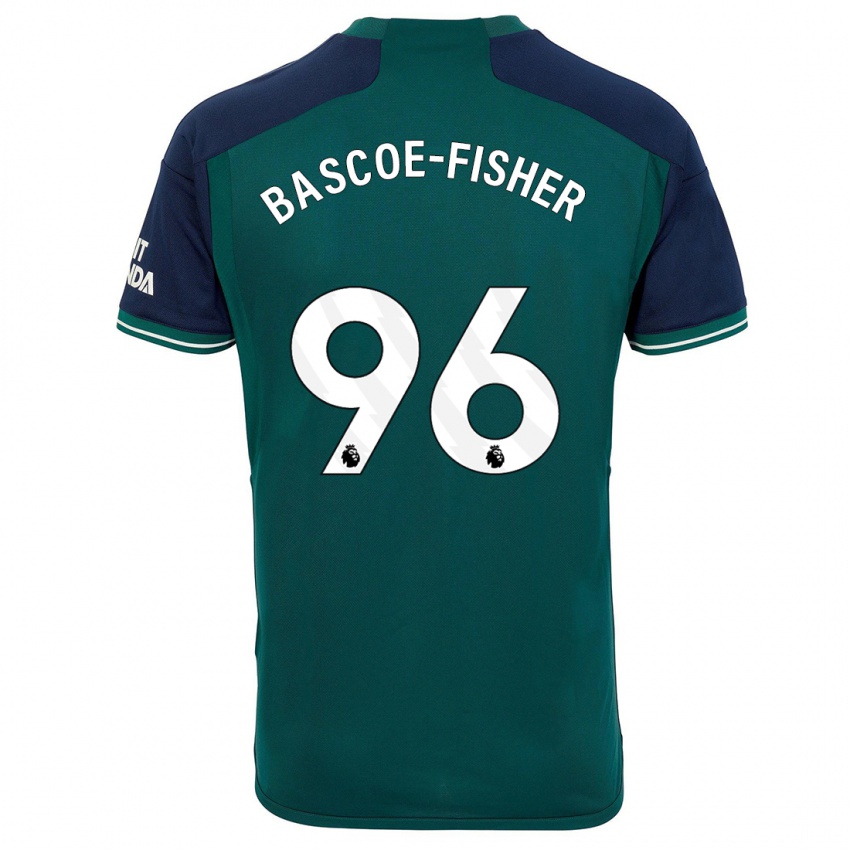 Homem Camisola Jakai Bascoe-Fisher #96 Verde Terceiro 2023/24 Camisa
