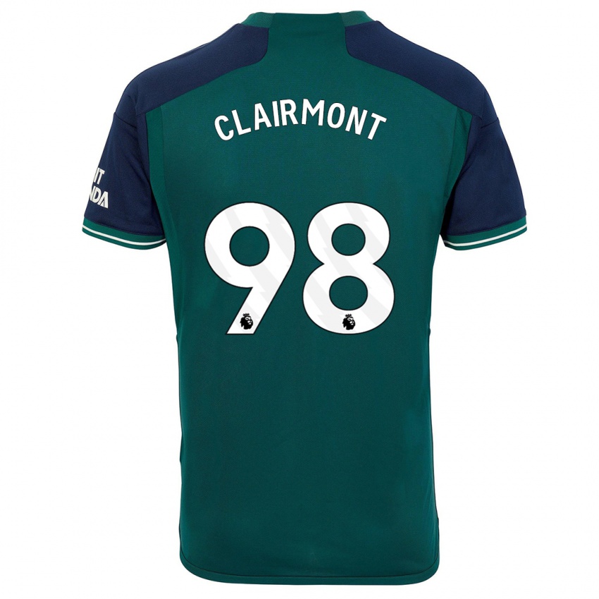 Homem Camisola Reece Clairmont #98 Verde Terceiro 2023/24 Camisa