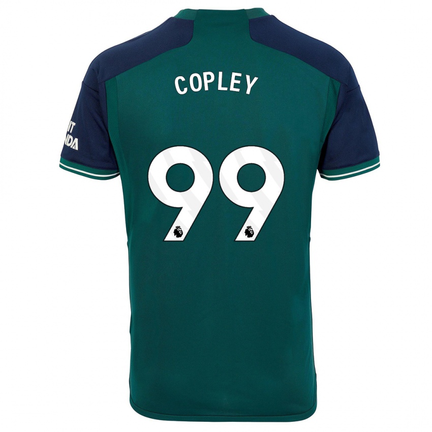 Homem Camisola Louie Copley #99 Verde Terceiro 2023/24 Camisa