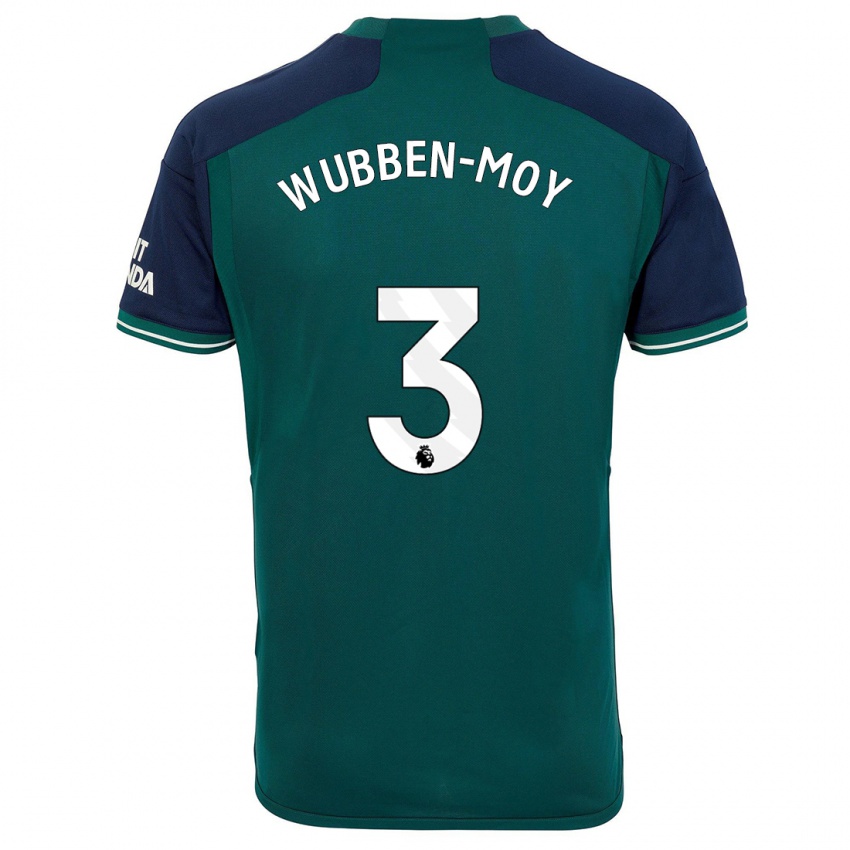 Homem Camisola Lotte Wubben-Moy #3 Verde Terceiro 2023/24 Camisa