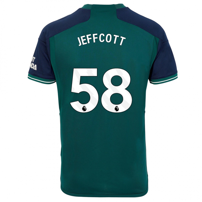 Homem Camisola Henry Jeffcott #58 Verde Terceiro 2023/24 Camisa