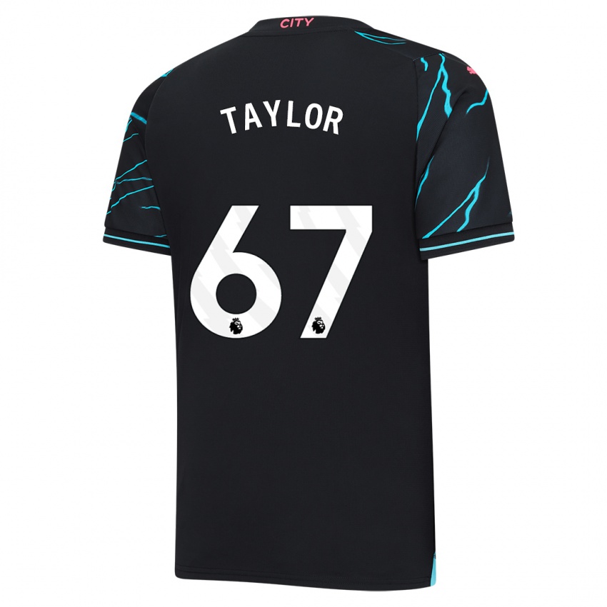 Homem Camisola Kane Taylor #67 Azul Escuro Terceiro 2023/24 Camisa