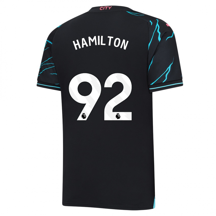 Homem Camisola Micah Hamilton #92 Azul Escuro Terceiro 2023/24 Camisa