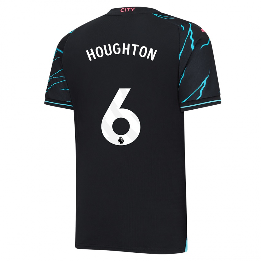 Homem Camisola Steph Houghton #6 Azul Escuro Terceiro 2023/24 Camisa