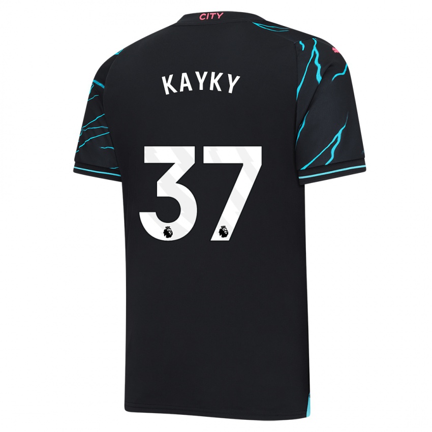 Homem Camisola Kayky #37 Azul Escuro Terceiro 2023/24 Camisa