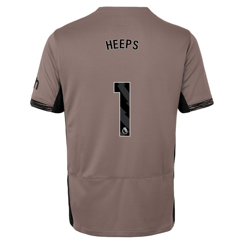 Homem Camisola Eleanor Heeps #1 Bege Escuro Terceiro 2023/24 Camisa