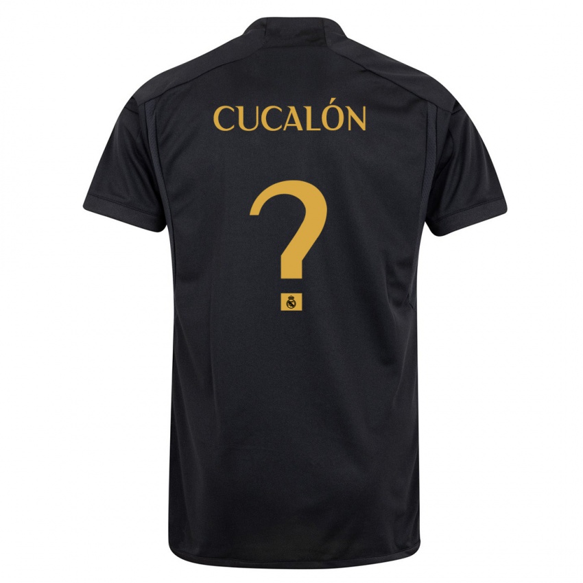 Homem Camisola Marc Cucalón #0 Preto Terceiro 2023/24 Camisa