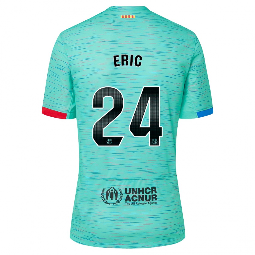 Homem Camisola Eric Garcia #24 Água Clara Terceiro 2023/24 Camisa
