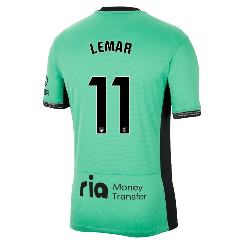 Homem Camisola Thomas Lemar #11 Primavera Verde Terceiro 2023/24 Camisa