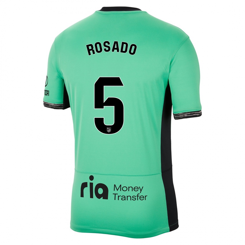Homem Camisola Diego Rosado #5 Primavera Verde Terceiro 2023/24 Camisa
