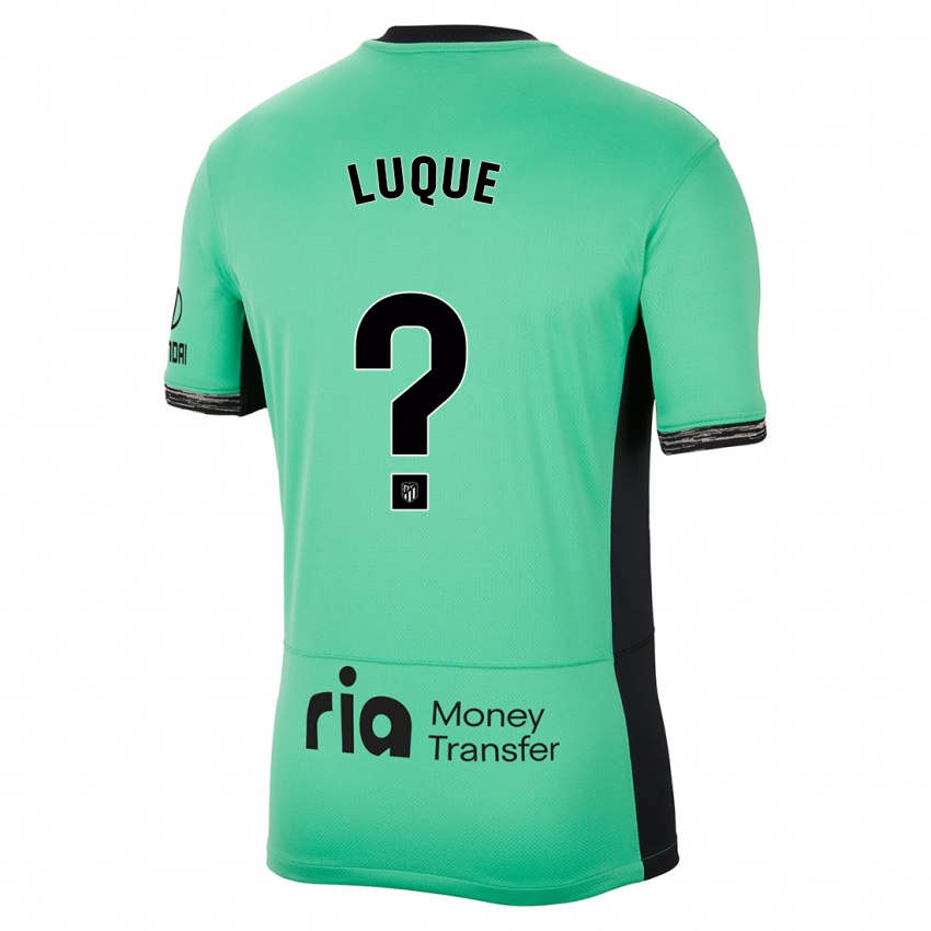 Homem Camisola Adrian Luque #0 Primavera Verde Terceiro 2023/24 Camisa