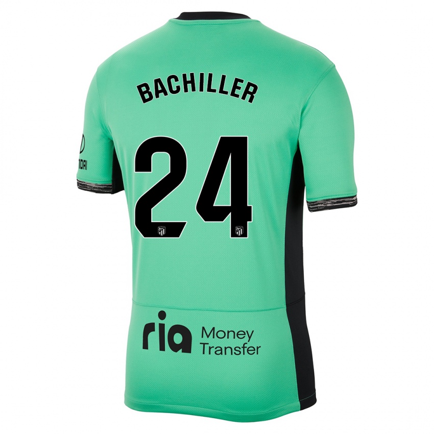Homem Camisola Iker Bachiller #24 Primavera Verde Terceiro 2023/24 Camisa