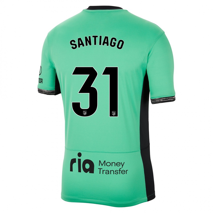 Homem Camisola Abraham Santiago #31 Primavera Verde Terceiro 2023/24 Camisa