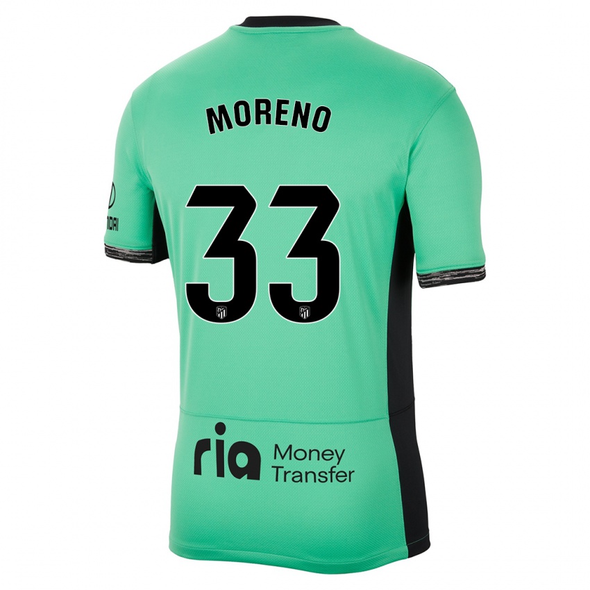 Homem Camisola Alberto Moreno #33 Primavera Verde Terceiro 2023/24 Camisa