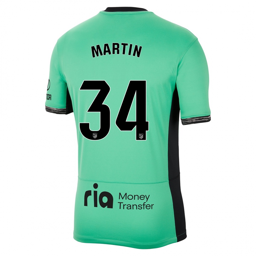 Homem Camisola Carlos Martin #34 Primavera Verde Terceiro 2023/24 Camisa