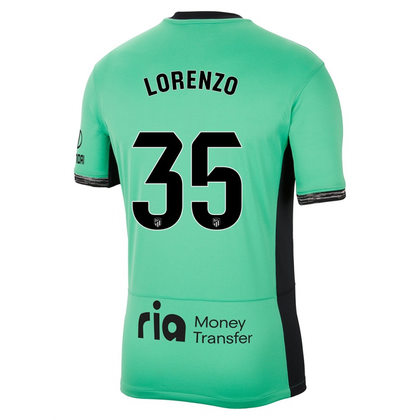 Homem Camisola Diego Lorenzo #35 Primavera Verde Terceiro 2023/24 Camisa