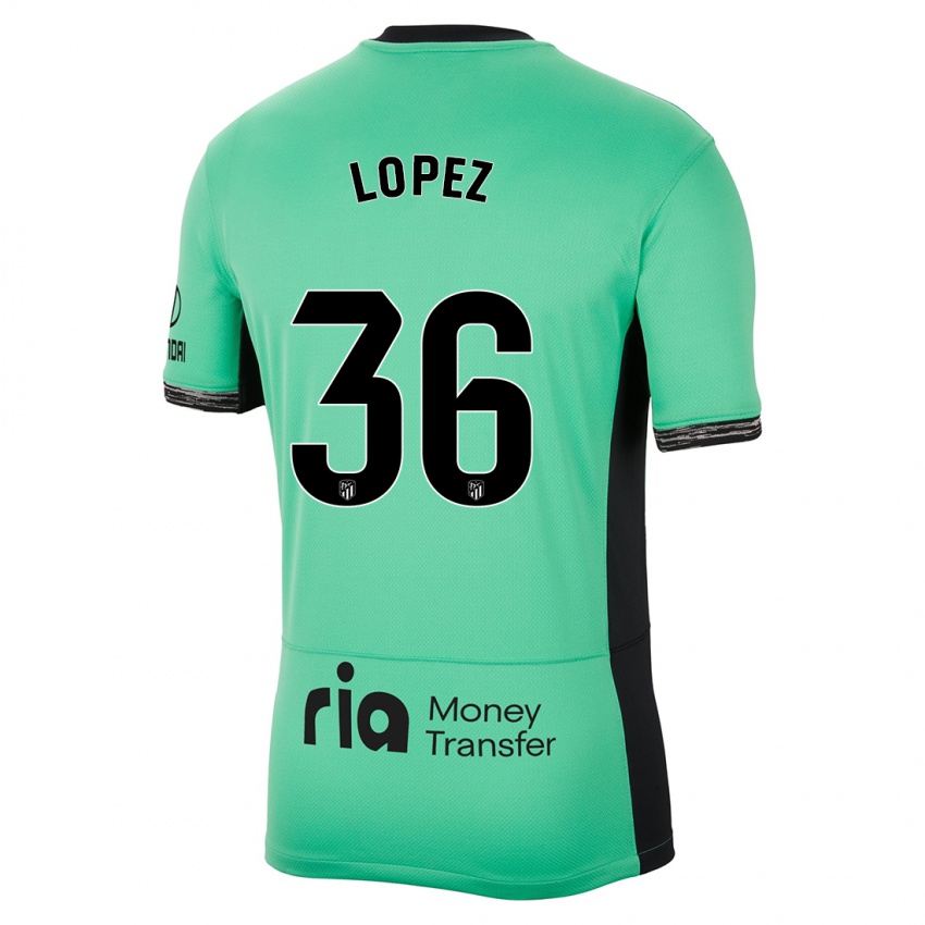Homem Camisola David Lopez #36 Primavera Verde Terceiro 2023/24 Camisa