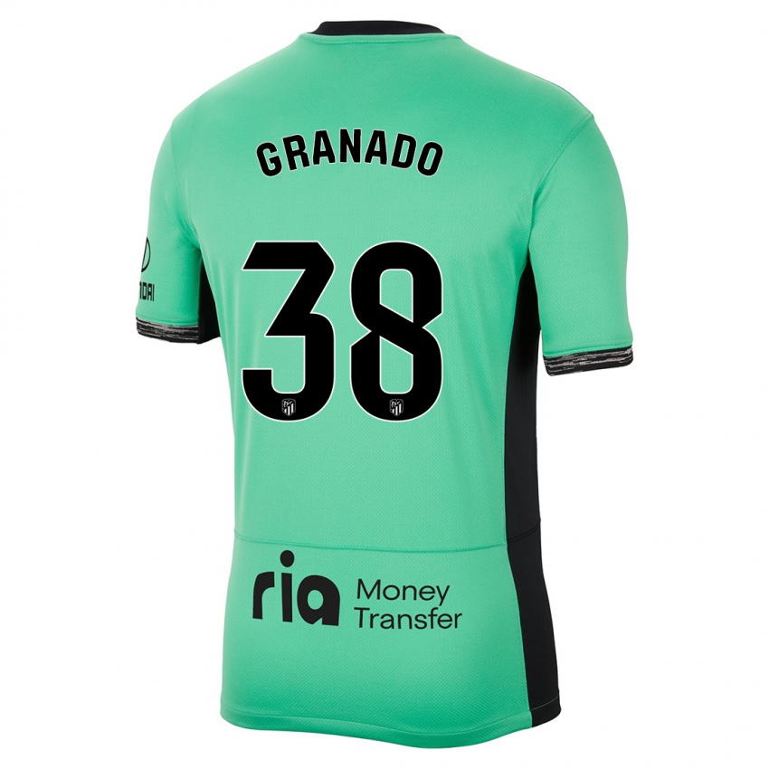 Homem Camisola Adrian Granado #38 Primavera Verde Terceiro 2023/24 Camisa