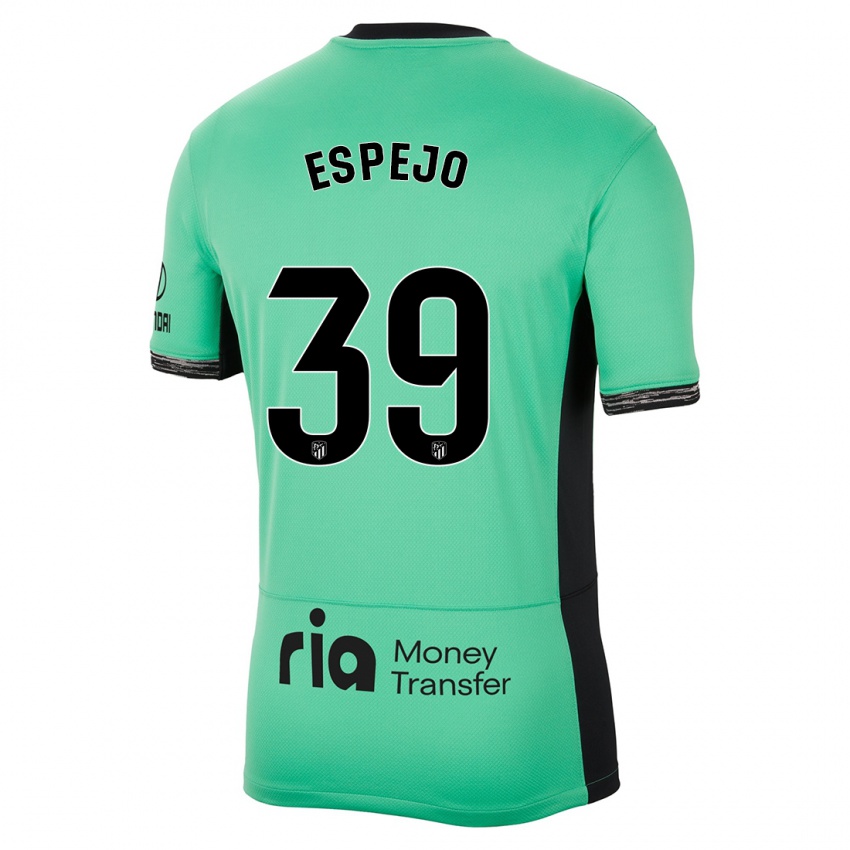 Homem Camisola Diego Espejo #39 Primavera Verde Terceiro 2023/24 Camisa