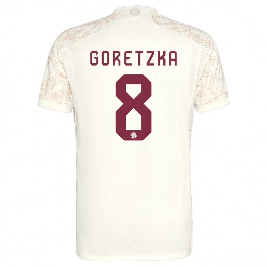 Homem Camisola Leon Goretzka #8 Off White Terceiro 2023/24 Camisa