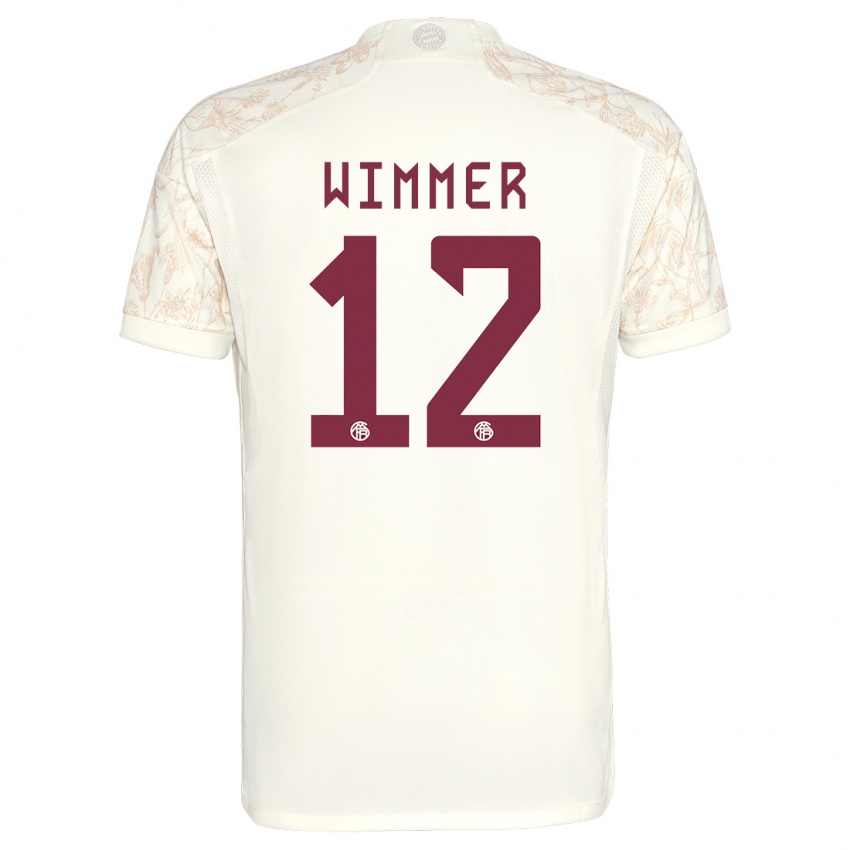 Homem Camisola Benedikt Wimmer #12 Off White Terceiro 2023/24 Camisa