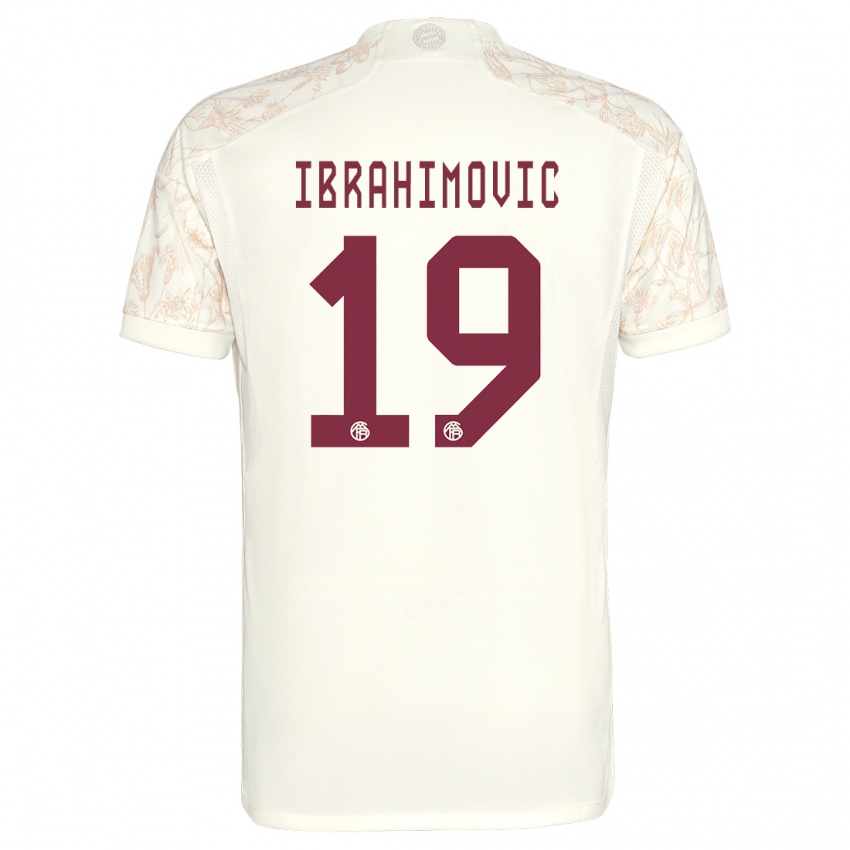 Homem Camisola Arijon Ibrahimovic #19 Off White Terceiro 2023/24 Camisa