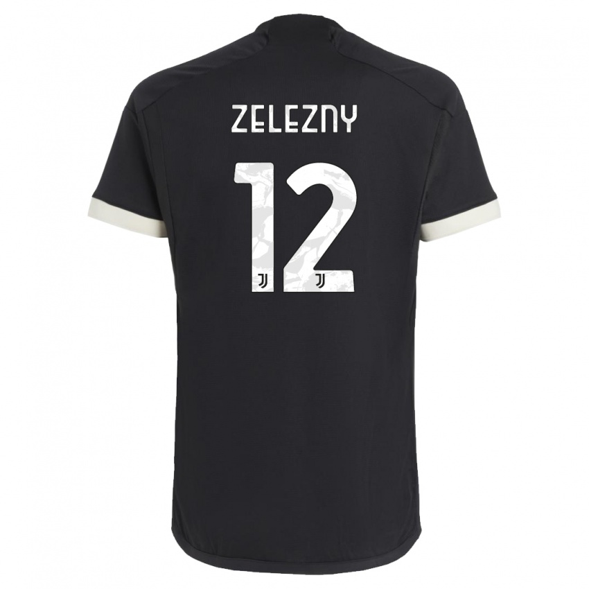 Homem Camisola Radoslaw Zelezny #12 Preto Terceiro 2023/24 Camisa