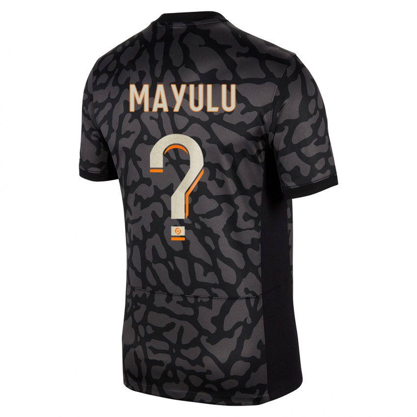 Homem Camisola Senny Mayulu #0 Preto Terceiro 2023/24 Camisa
