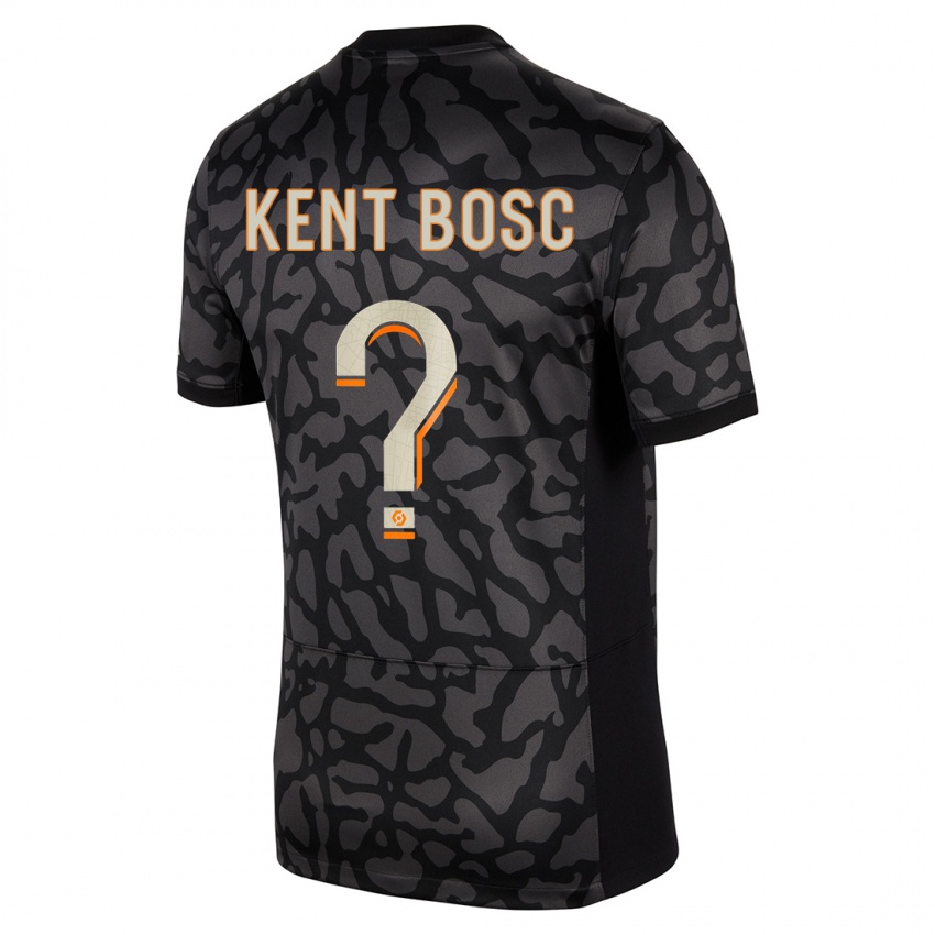Homem Camisola Lou Kent Bosc #0 Preto Terceiro 2023/24 Camisa