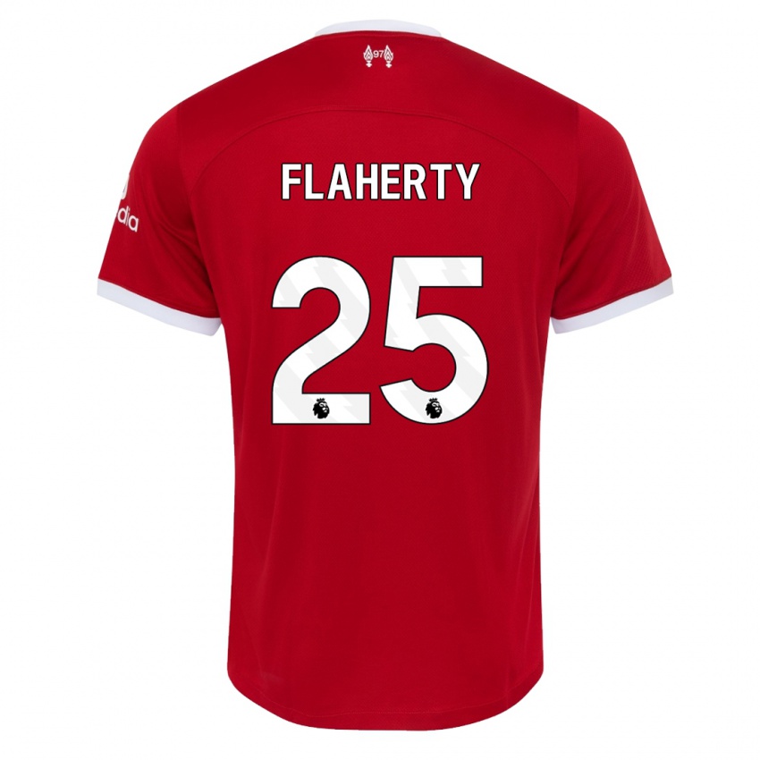 Mulher Camisola Gilly Flaherty #25 Vermelho Principal 2023/24 Camisa