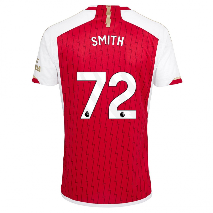 Mulher Camisola Matt Smith #72 Vermelho Principal 2023/24 Camisa