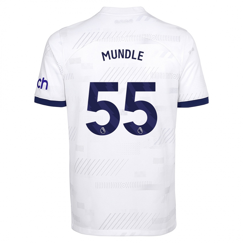 Mulher Camisola Romaine Mundle #55 Branco Principal 2023/24 Camisa