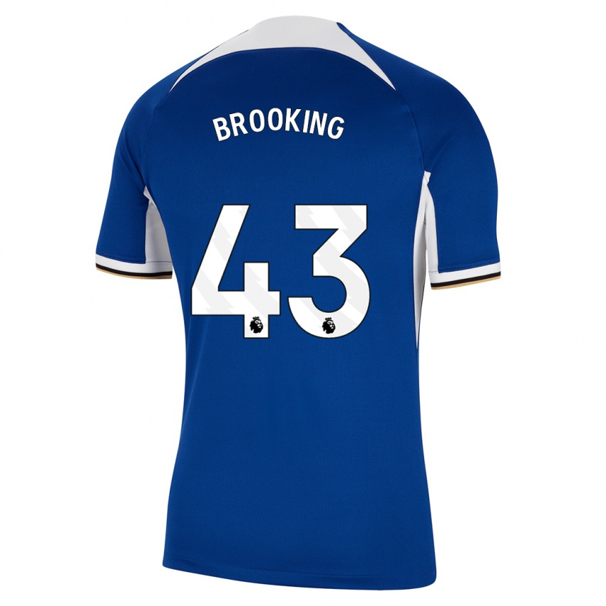 Mulher Camisola Josh Brooking #43 Azul Principal 2023/24 Camisa