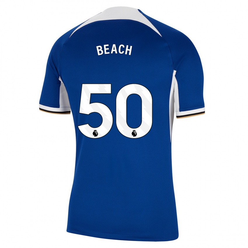 Mulher Camisola Eddie Beach #50 Azul Principal 2023/24 Camisa