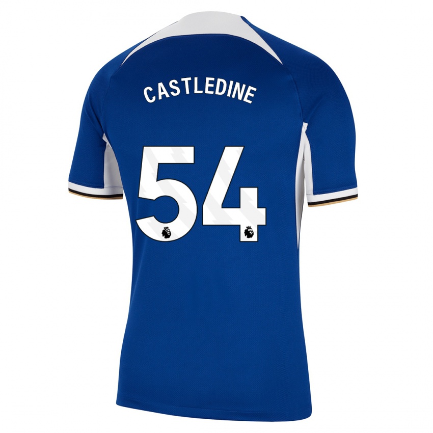 Mulher Camisola Leo Castledine #54 Azul Principal 2023/24 Camisa