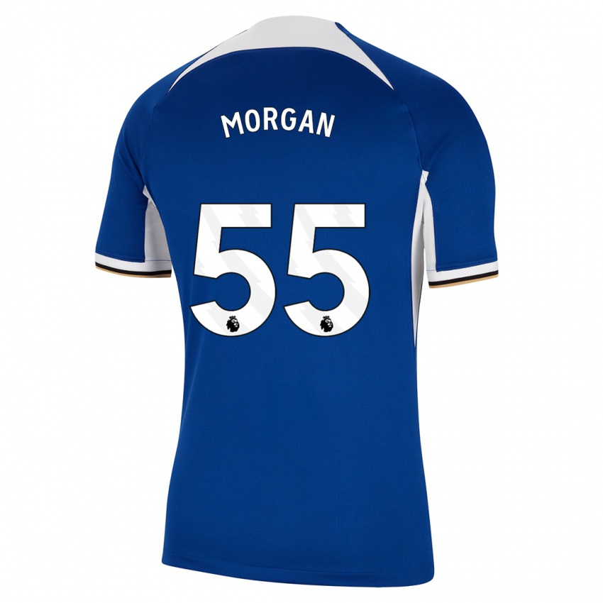 Mulher Camisola Jimmy-Jay Morgan #55 Azul Principal 2023/24 Camisa