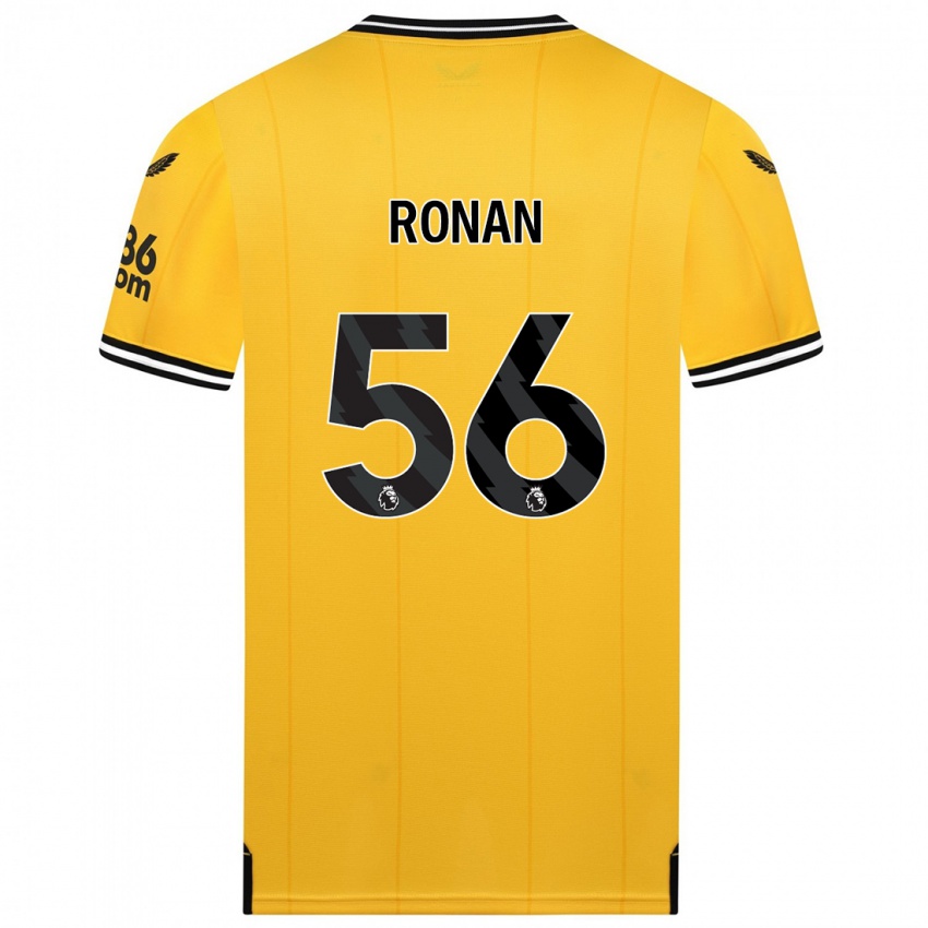 Mulher Camisola Connor Ronan #56 Amarelo Principal 2023/24 Camisa