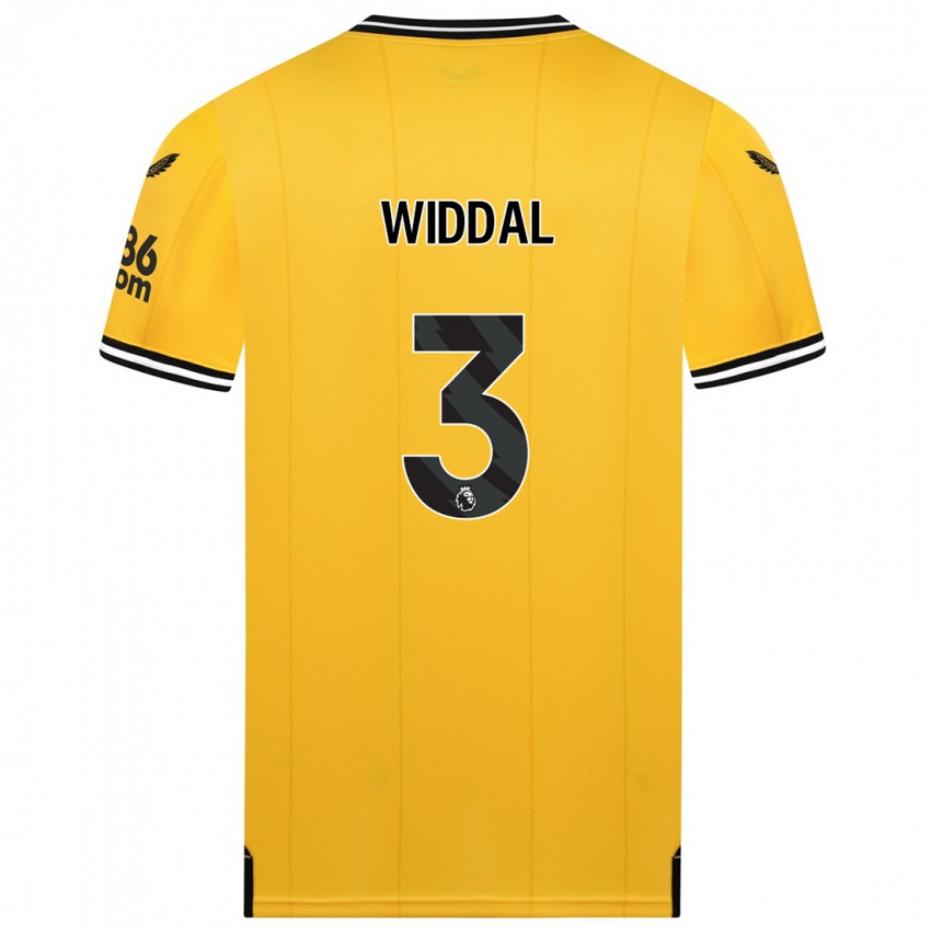 Mulher Camisola Natalie Widdal #3 Amarelo Principal 2023/24 Camisa