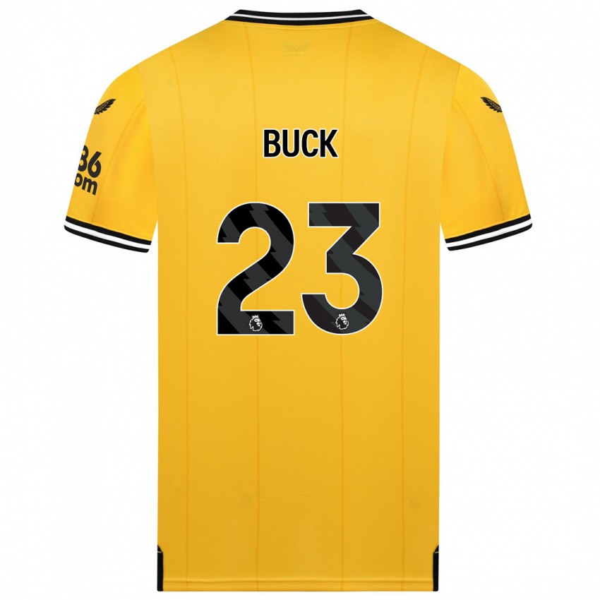 Mulher Camisola Alex Buck #23 Amarelo Principal 2023/24 Camisa