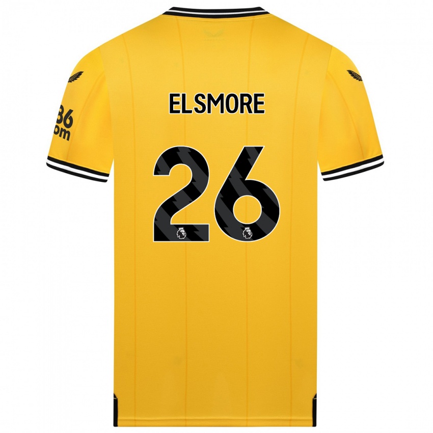Mulher Camisola Ria Elsmore #26 Amarelo Principal 2023/24 Camisa