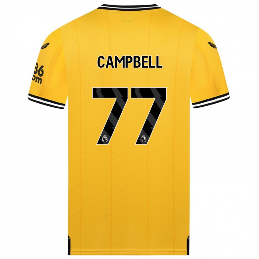 Mulher Camisola Chem Campbell #77 Amarelo Principal 2023/24 Camisa